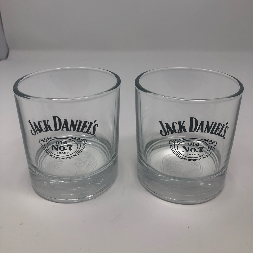 Jack Daniel’s Hi Ball Glasses (A Pair) 2 Old # 7